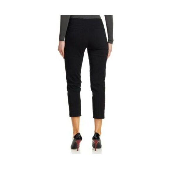 NWT Zac & Rachel Women's Millennium Pull-On Ankle Slim Leg Pants, Black, SIZE 8 - Picture 2 of 7